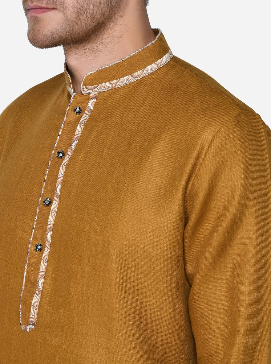 Ochre Yellow Kurta Set | Azania