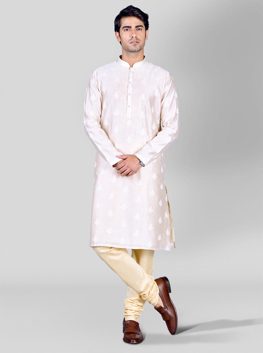 Light Peach Kurta Set | Siddhesh Chauhan