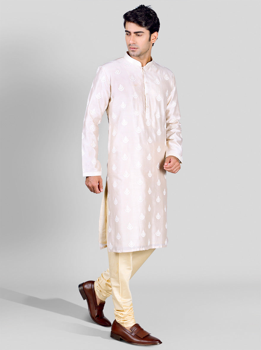 Light Peach Kurta Set | Siddhesh Chauhan