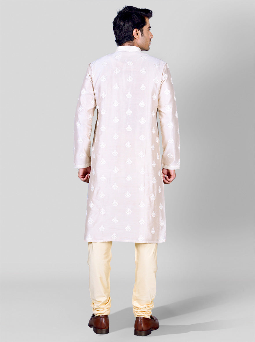 Light Peach Kurta Set | Siddhesh Chauhan