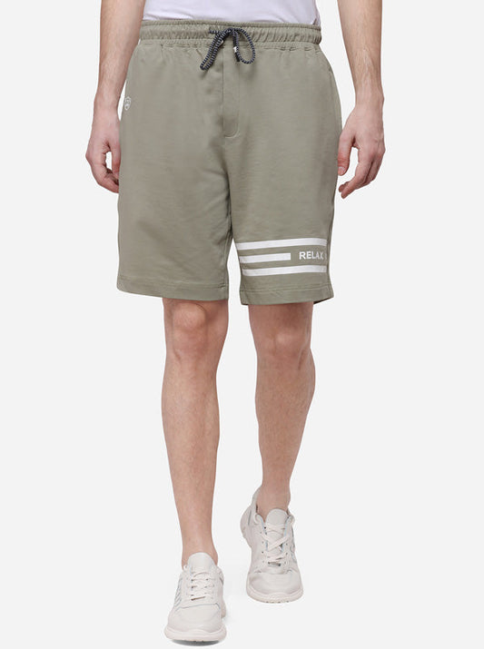 Thunder Grey Solid Regular Fit Shorts | JadeBlue