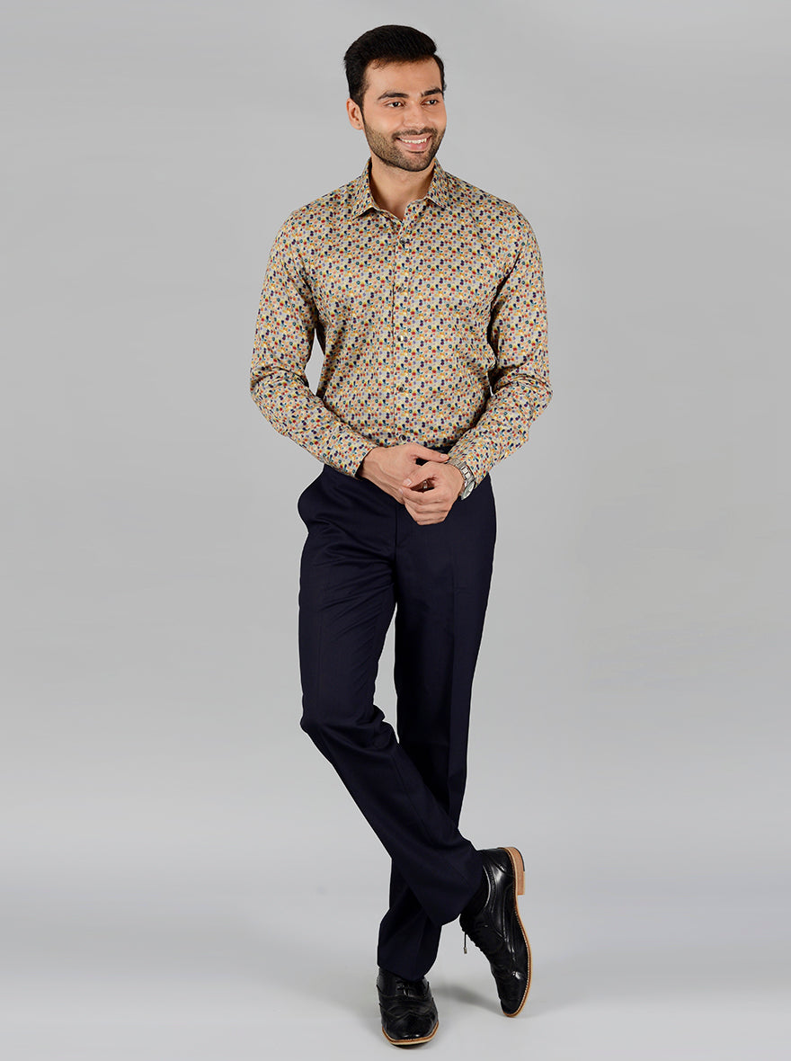 Multi Printed Slim Fit Party Wear shirt | Wyre