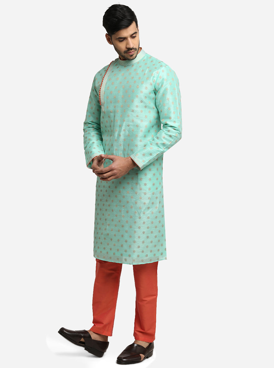 Sea Green Kurta Set | Azania