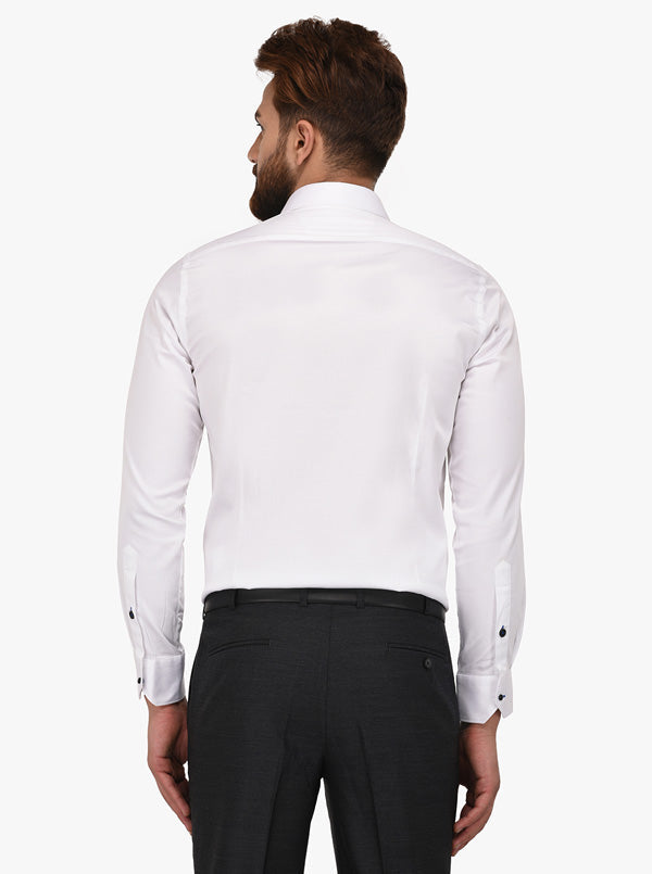 Wyre White Slim Fit Party Wear Shirt