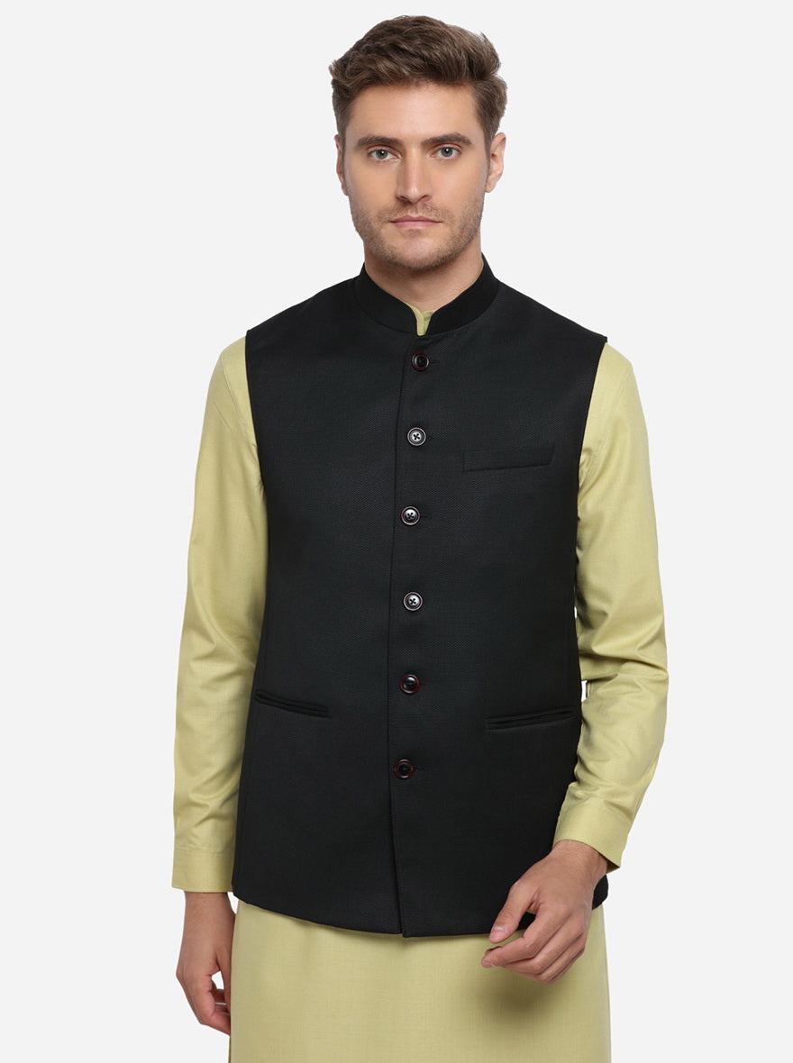 Jet Black Modi Jacket | JadeBlue