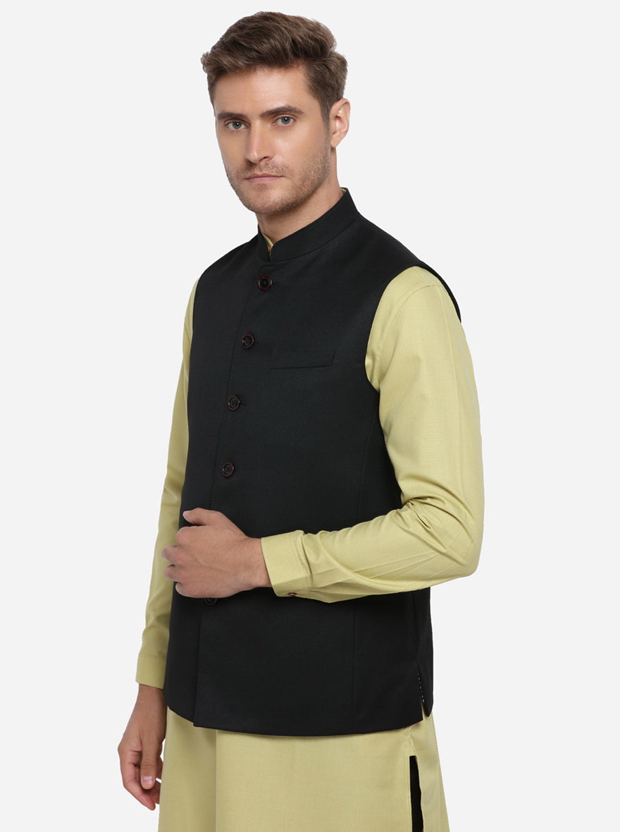 Jet Black Modi Jacket | JadeBlue