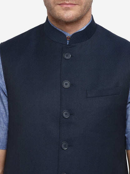 Navy Blue Modi Jacket | JadeBlue