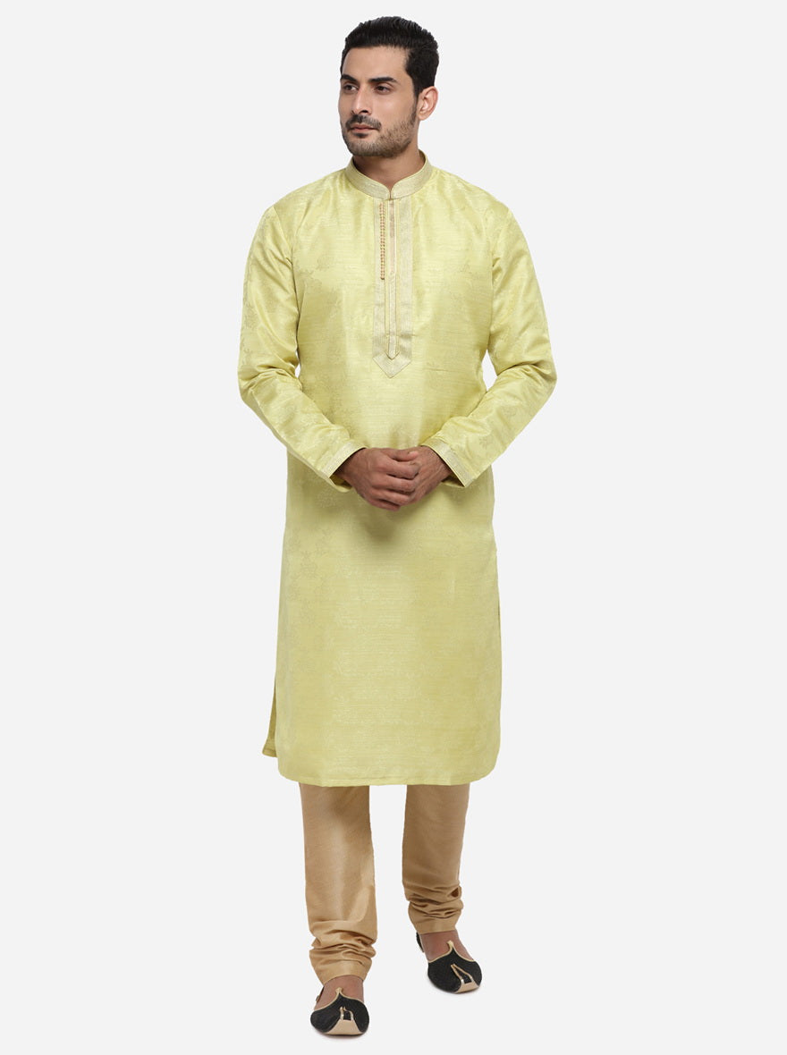 Pistachio Green Kurta Set | Azania