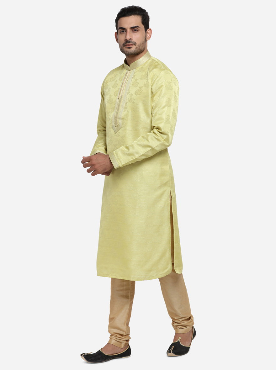 Pistachio Green Kurta Set | Azania