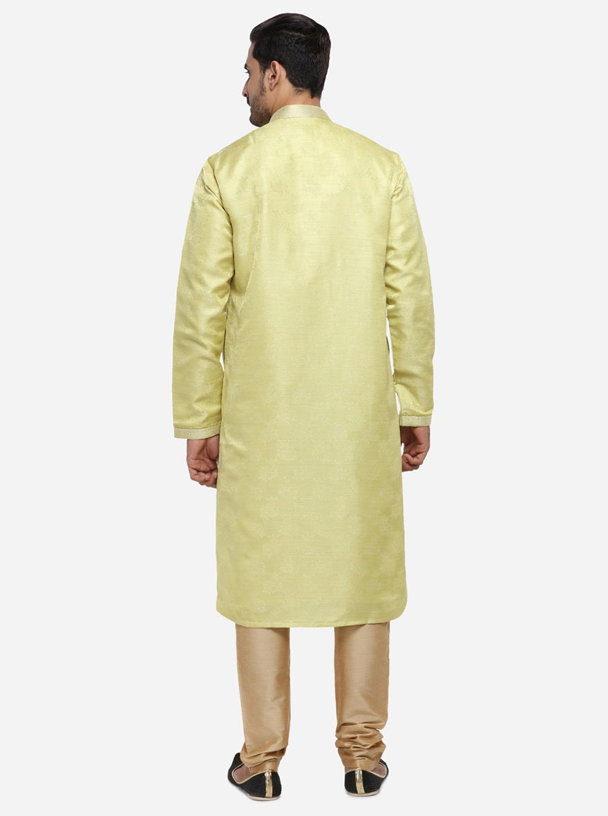 Pistachio Green Kurta Set | Azania