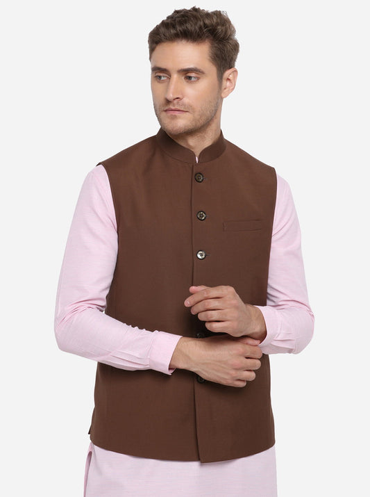 Coffee Brown Modi Jacket | JadeBlue