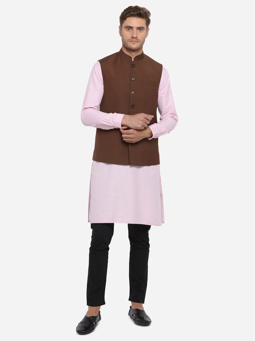 Coffee Brown Modi Jacket | JadeBlue