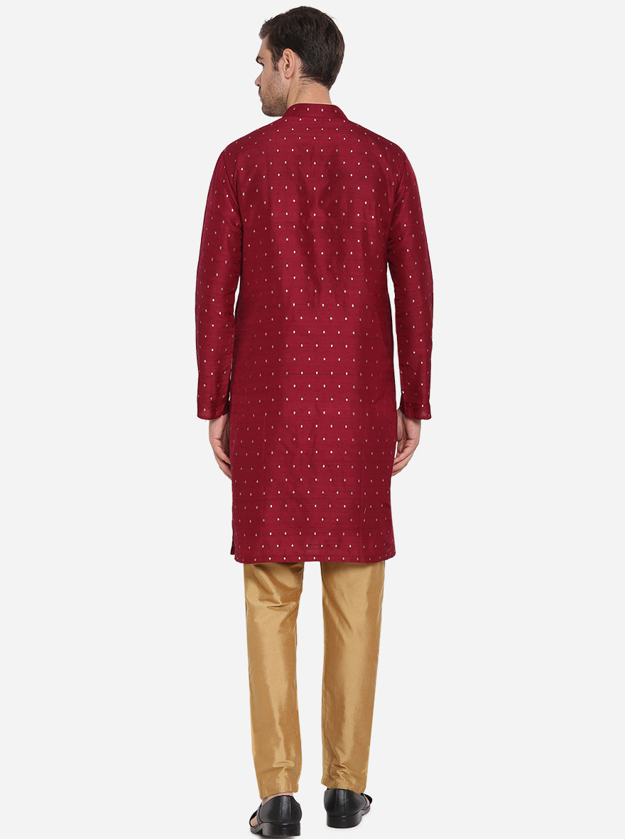 Wine Kurta Set | Siddhesh Chauhan