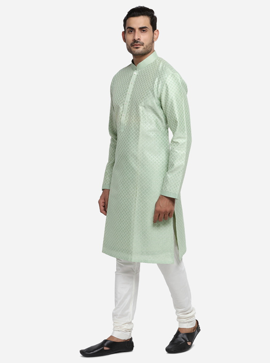 Pastel Green Kurta Set | Azania