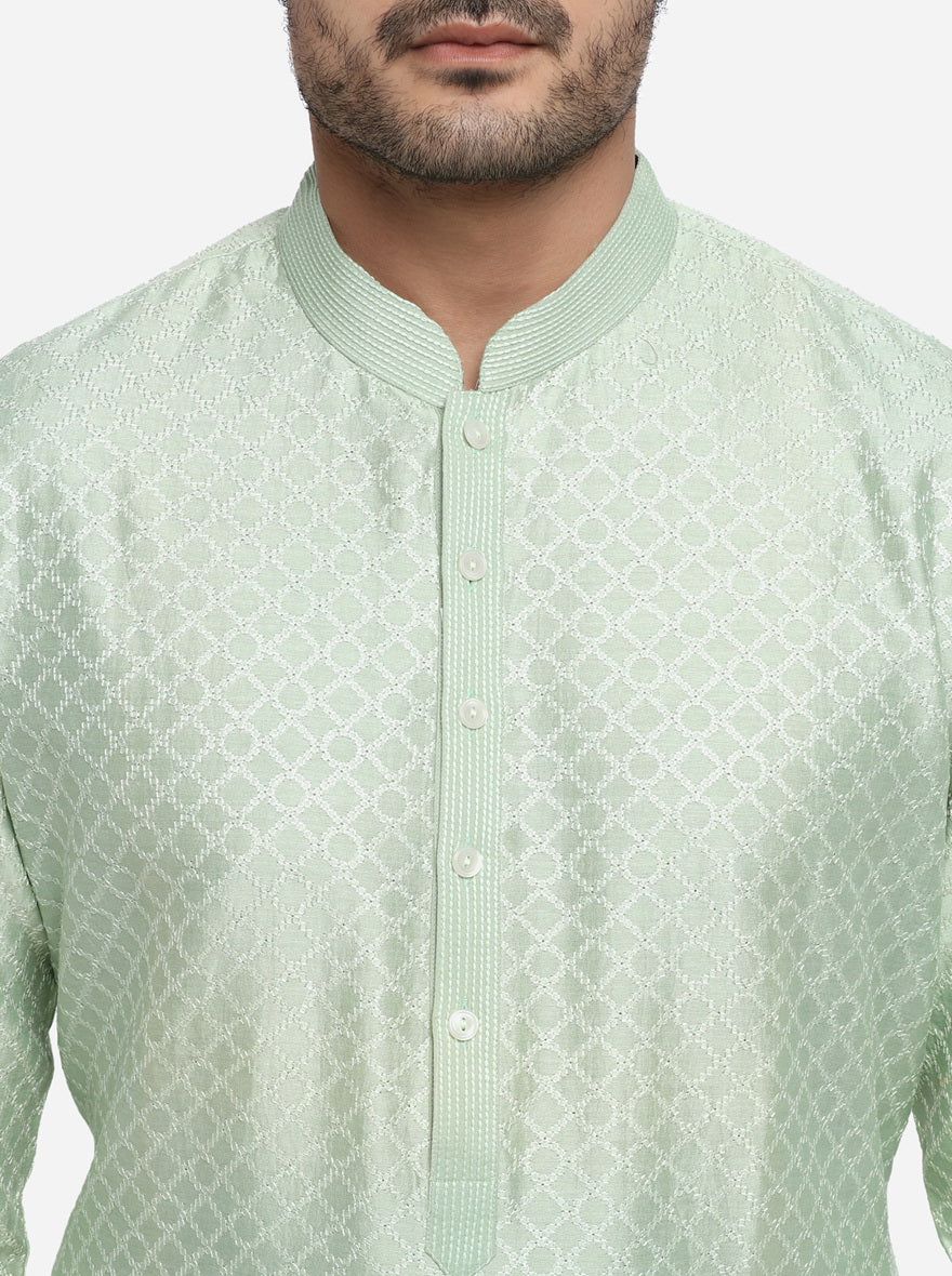 Pastel Green Kurta Set | Azania