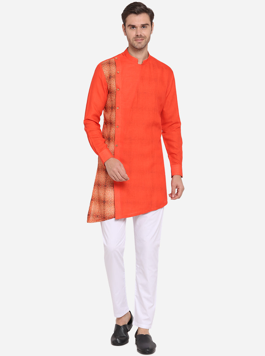 Orange Kurta | Azania