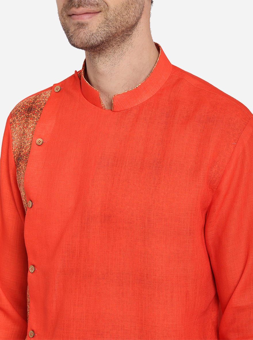 Orange Kurta | Azania