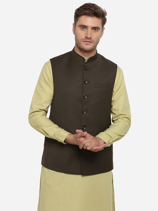 Dark Brown Modi Jacket | JadeBlue