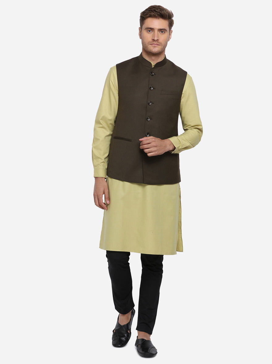 Dark Brown Modi Jacket | JadeBlue