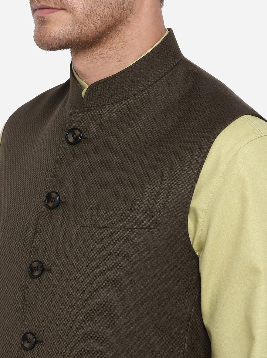Dark Brown Modi Jacket | JadeBlue
