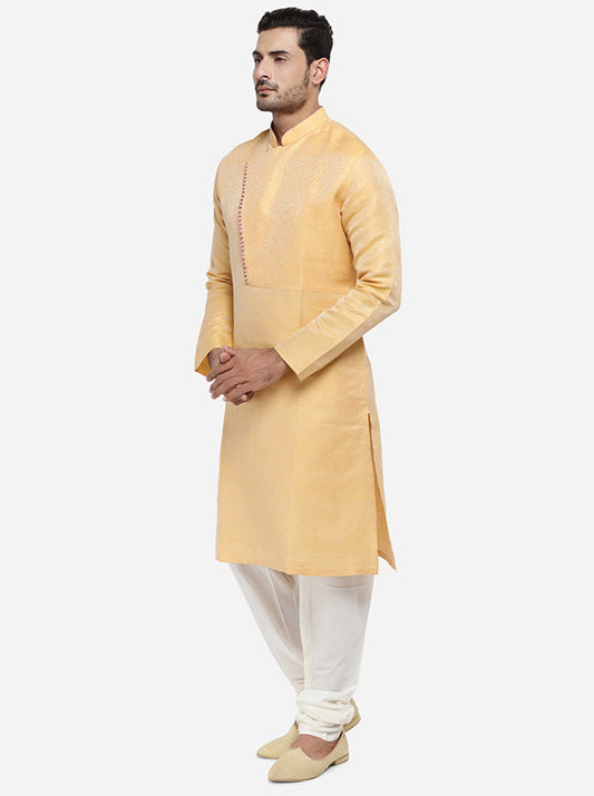 Honey Yellow Kurta Set | Siddhesh Chauhan