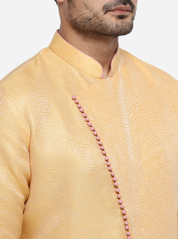 Honey Yellow Kurta Set | Siddhesh Chauhan