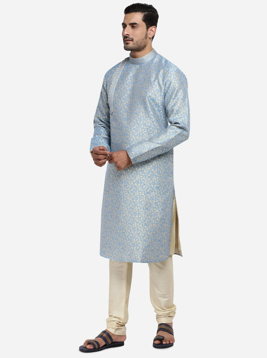 Ice Blue Kurta Set | Azania