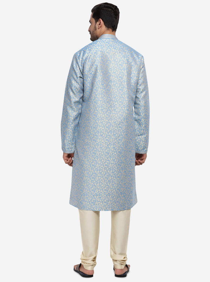 Ice Blue Kurta Set | Azania