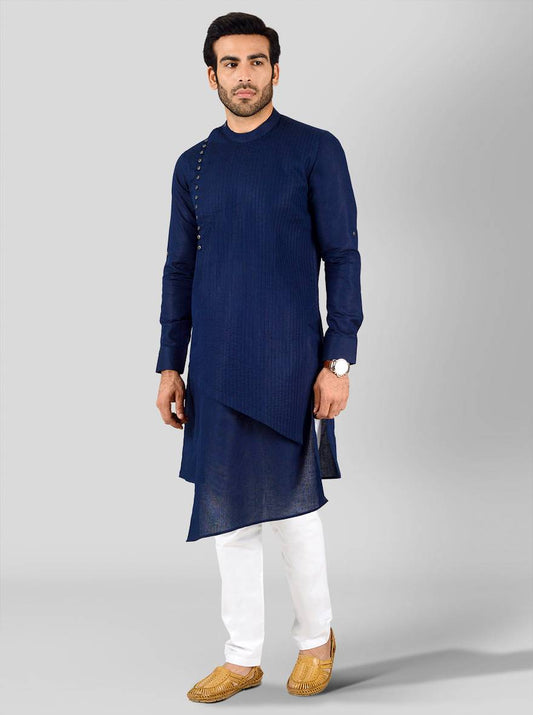 Navy Blue Kurta Set | Azania