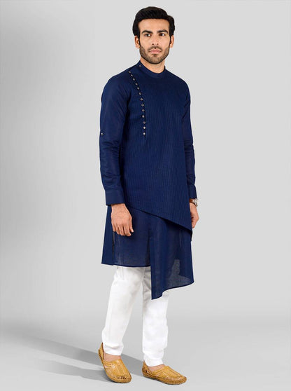 Navy Blue Kurta Set | Azania