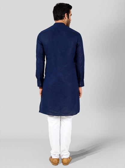 Navy Blue Kurta Set | Azania