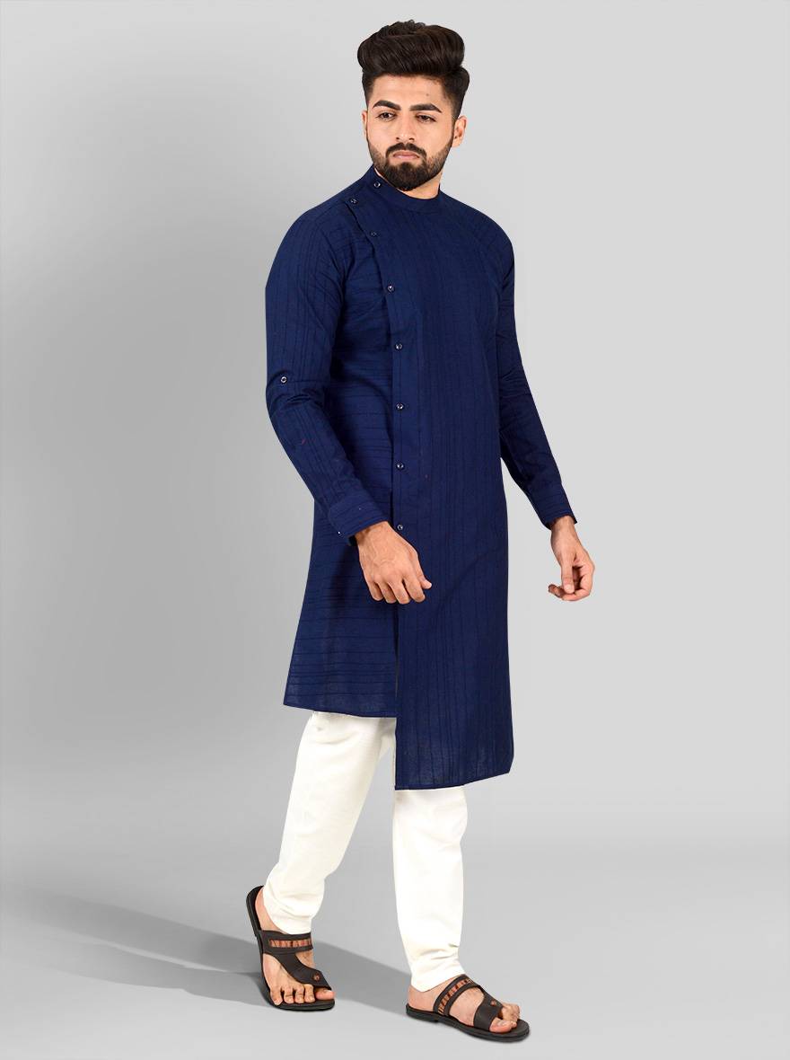 Navy Blue Kurta Set | Azania