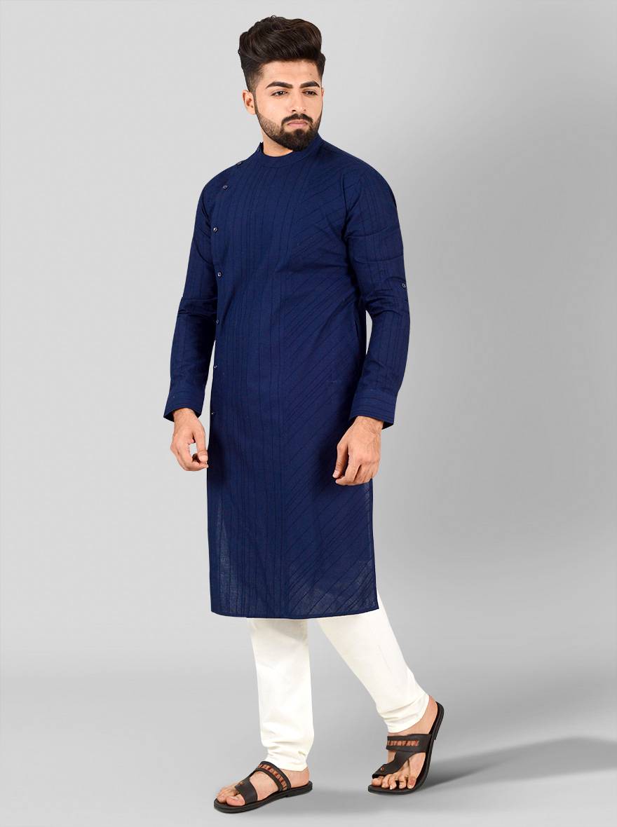 Navy Blue Kurta Set | Azania