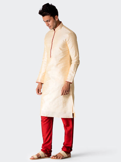 Cream Kurta Set