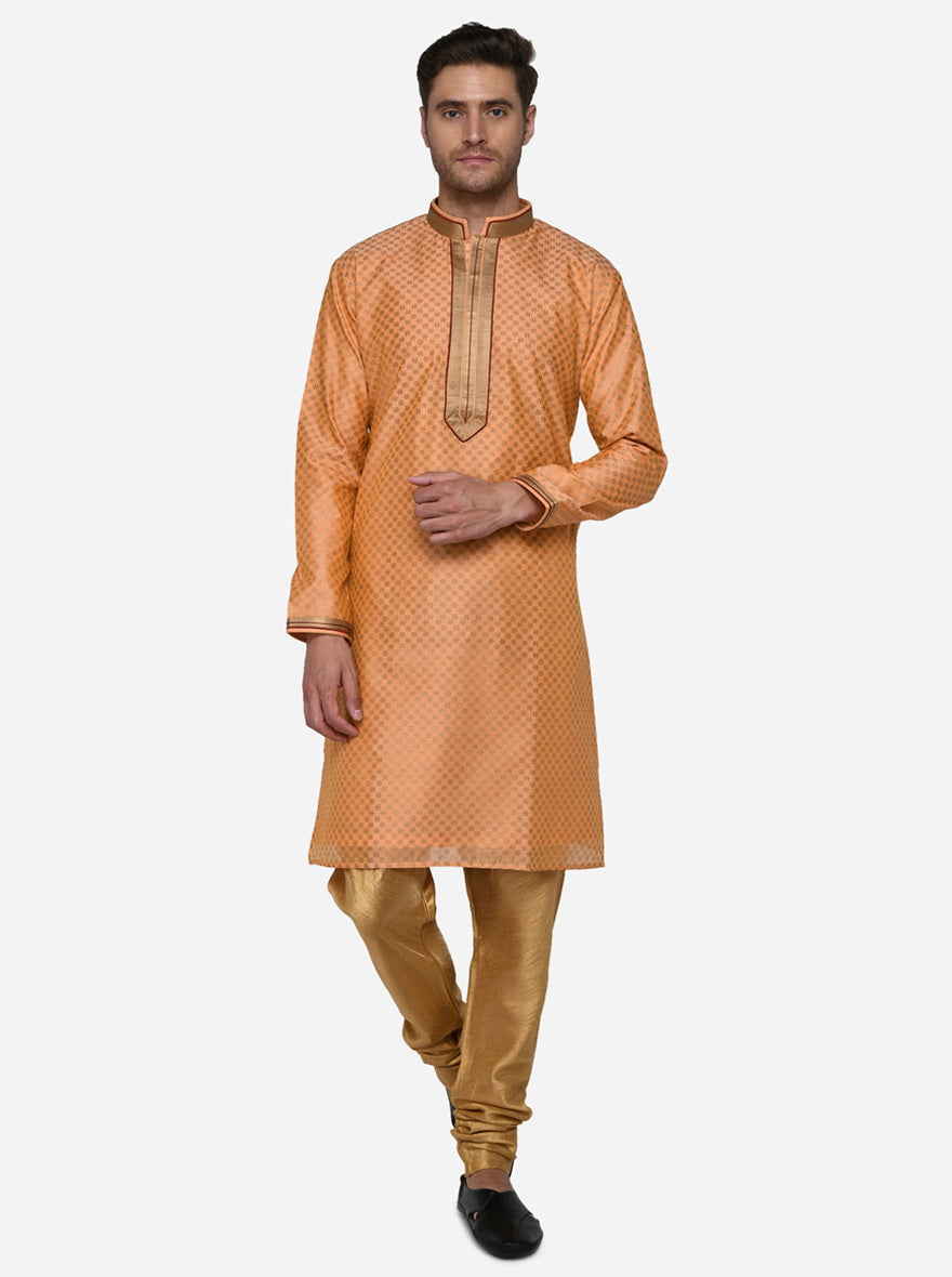 Light Orange Kurta Set | Azania