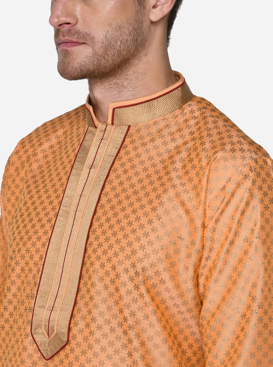 Light Orange Kurta Set | Azania