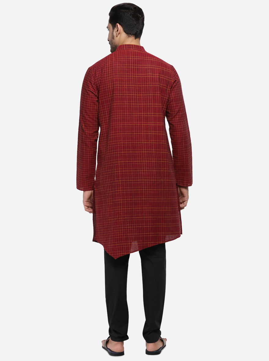 Maroon Kurta | Azania