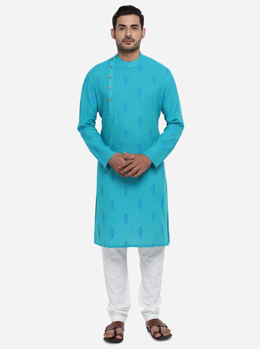 Bright Blue Kurta | Azania