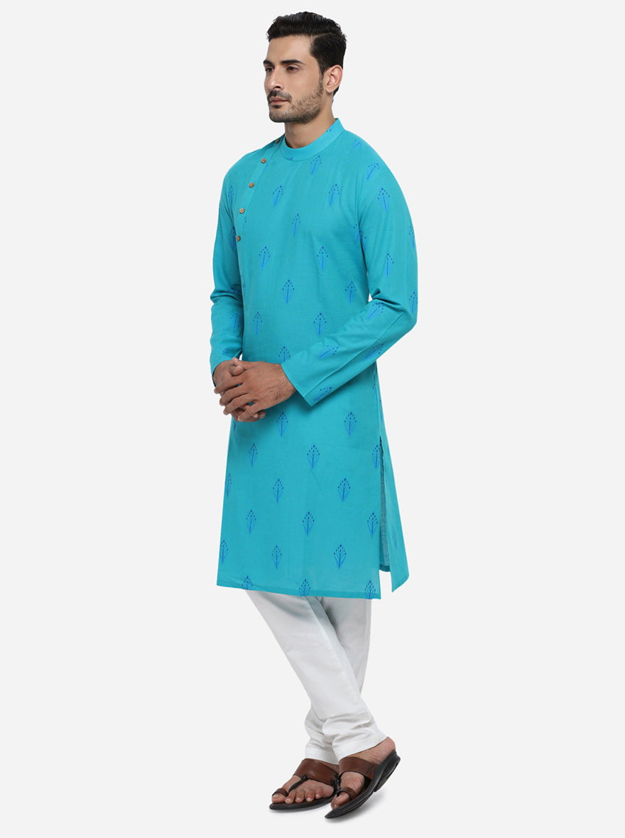 Bright Blue Kurta | Azania