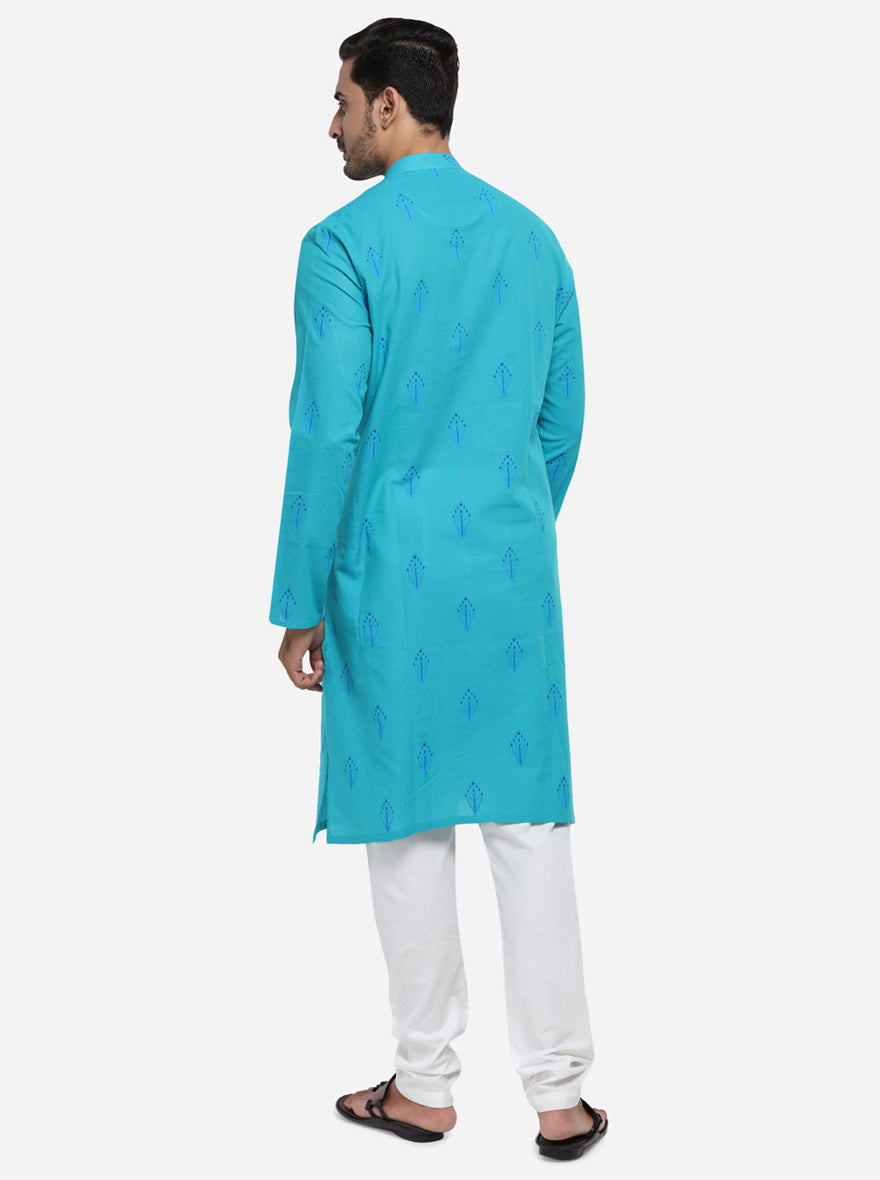 Bright Blue Kurta | Azania