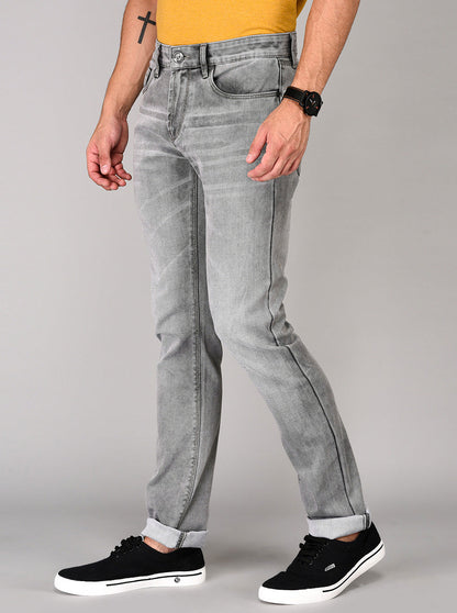 Grey Straight Fit Jeans | JB Sport