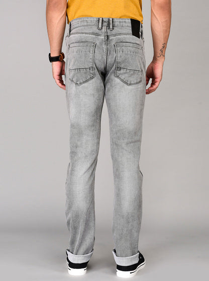 Grey Straight Fit Jeans | JB Sport