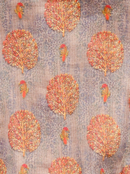 Grey Printed Kurta | Azania