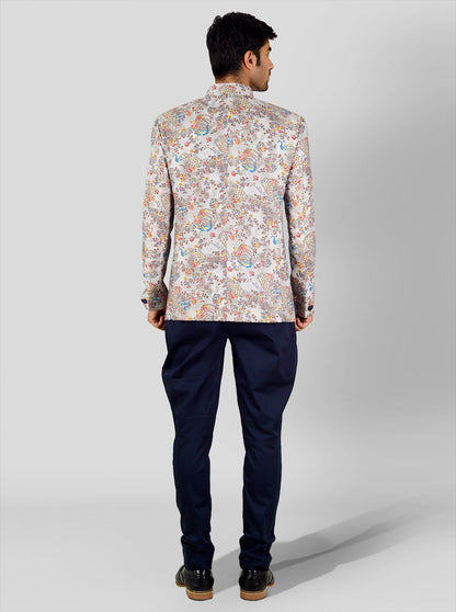 Grey Jodhpuri Suit | JadeBlue