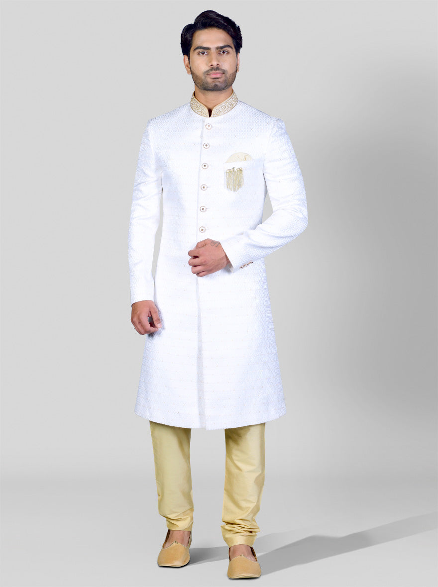 White Sherwani | Azania