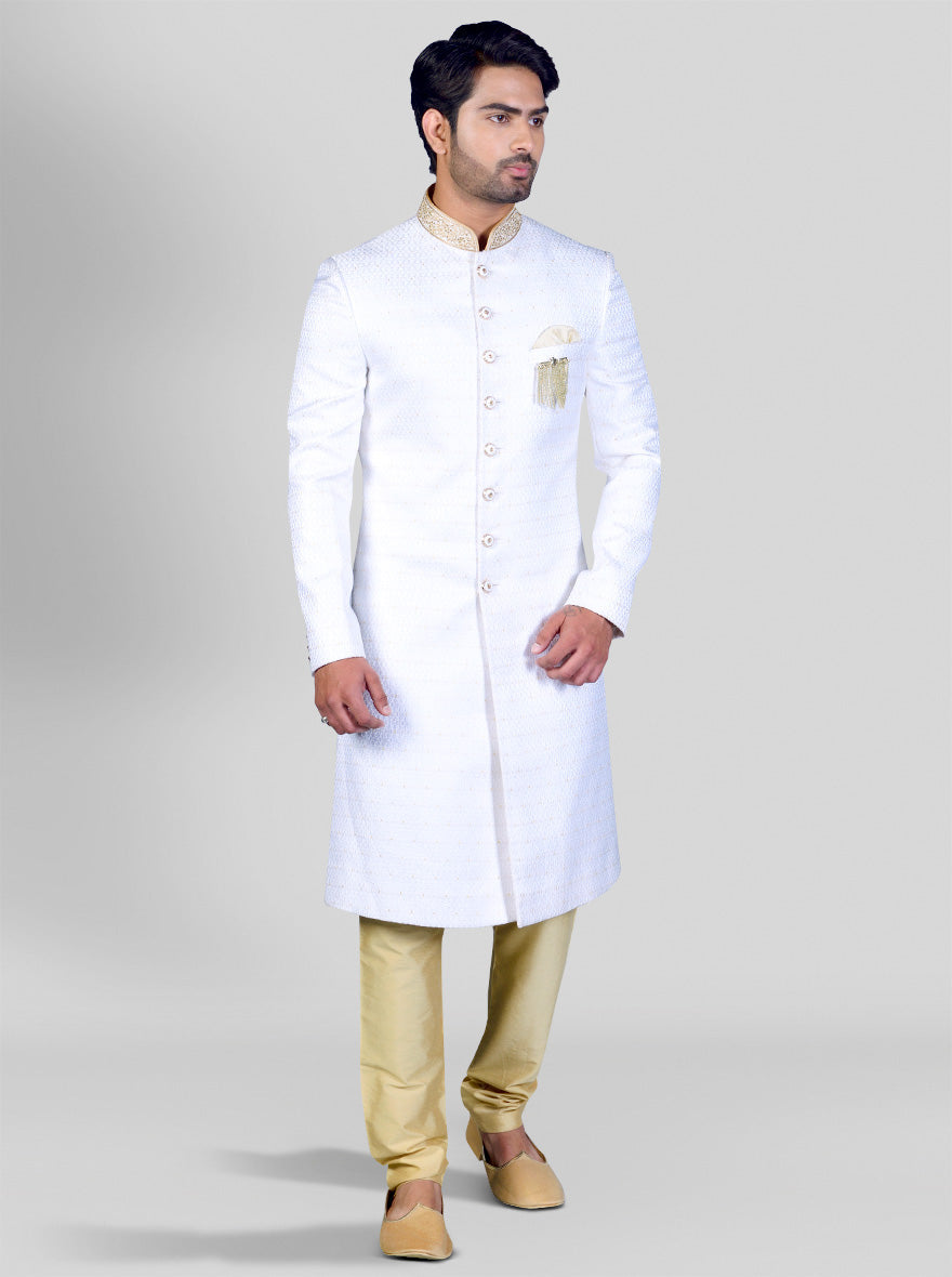 White Sherwani | Azania