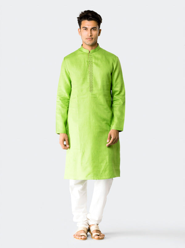 Bright Green Kurta Set