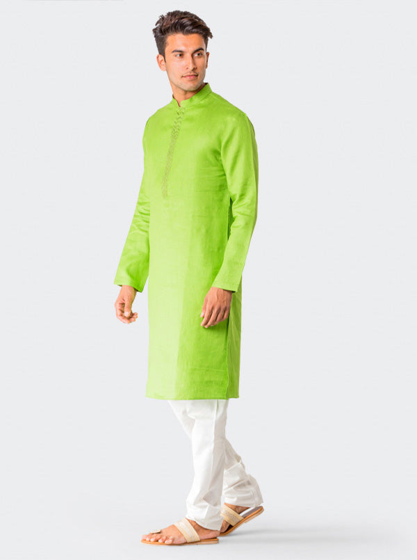 Bright Green Kurta Set