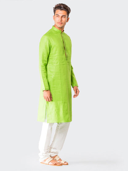 Bright Green Kurta Set
