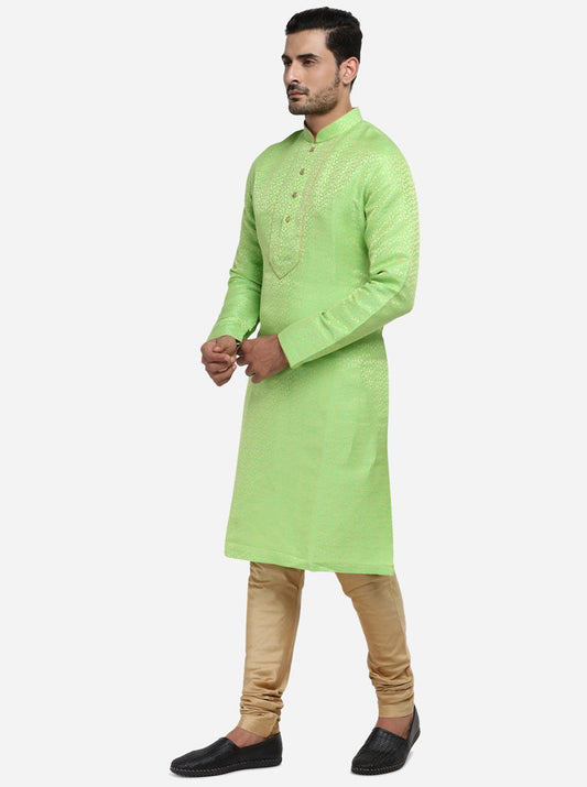 Grass Green Kurta Set | Azania